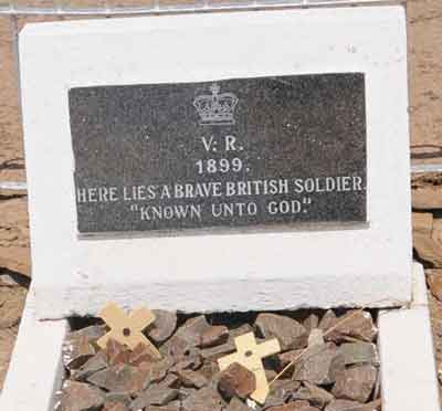 Churchill train ambush grave site 1899