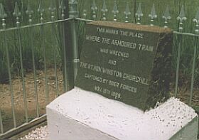 Winston Churchill's train ambush & capture site 15 November 1899